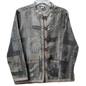 Tudor Court Jacket Blazer Women's Sz Small 100%‎ Polyester